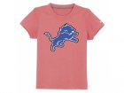 nike detroit lions sideline legend authentic logo youth T-Shirt pink