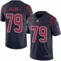 Mens Nike Houston Texans #79 Jeff Allen Limited Navy Blue Rush NFL Jersey