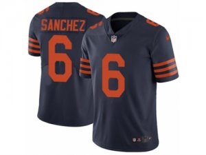 Mens Nike Chicago Bears #6 Mark Sanchez Vapor Untouchable Limited Navy Blue 1940s Throwback Alternate NFL Jersey