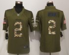 Nike Atlanta Falcons #2 Matt Ryan Green Salute to Service Jerseys(Limited)