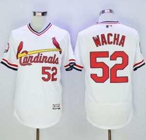 MLB Men St.Louis Cardinals #52 Michael Wacha White Flexbase Authentic Collection Cooperstown Stitched Baseball Jersey