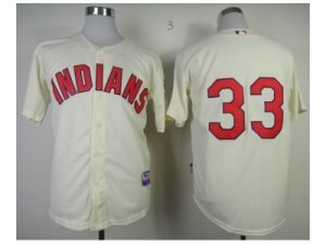 mlb jerseys cleveland indians #33 swisher cream