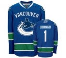 Vancouver Canucks #1 Luongo blue