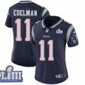 Nike Patriots #11 Julian Edelman Navy Women 2019 Super Bowl LIII Vapor Untouchable Limited Jersey