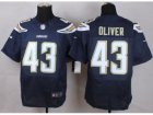 Nike San Diego Chrgers #43 Branden Oliver Navy Blue Team Color Men Stitched Jerseys(Elite)