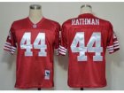 nfl jerseys san francisco 49ers #44 rathman m&n red