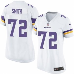 Women\'s Nike Minnesota Vikings #72 Andre Smith Limited White NFL Jersey