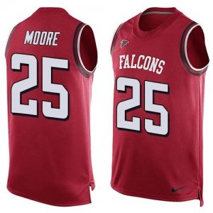 Nike Atlanta Falcons #25 William Moore Red Team Color Men Stitched NFL Limited Tank Top Jersey