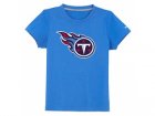 nike tennessee titans sideline legend authentic logo youth T-Shirt lt.blue