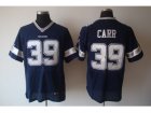 Nike NFL dallas cowboys #39 carr blue Elite Jerseys