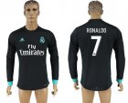 2017-18 Real Madrid 7 RONALDO Away Long Sleeve Thailand Soccer Jersey