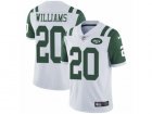Mens Nike New York Jets #20 Marcus Williams Vapor Untouchable Limited White NFL Jersey