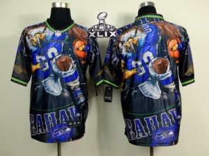 2015 Super Bowl XLIX Nike Seattle Seahawks blank camo jerseys[Elite Fanatical version]