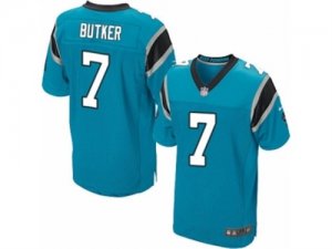 Mens Nike Carolina Panthers #7 Harrison Butker Elite Blue Alternate NFL Jersey