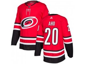 Youth Adidas Carolina Hurricanes #20 Sebastian Aho Red Home Authentic Stitched NHL Jersey