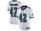 Men Nike Philadelphia Eagles #42 Chris Maragos White Vapor Untouchable Limited Player NFL Jersey