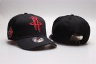Rockets Fresh Logo Black Peaked Adjustable Hat YP