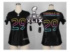 2015 Super Bowl XLIX Nike women jerseys seattle seahawks #29 thomasiii black[nike fashion]