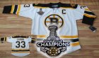 nhl boston bruins #33 chara white[2011 stanley cup champions]