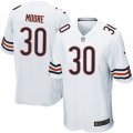 Men's Nike Chicago Bears #30 D.J. Moore Game White NFL Jersey