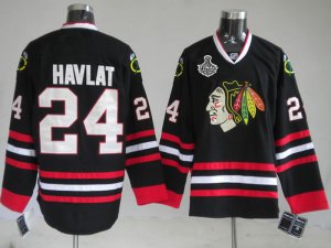 nhl chicago blackhawks #24 havlat black(2010 stanley cup)