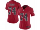 Women Nike Atlanta Falcons #74 Tani Tupou Limited Red Rush NFL Jersey