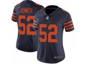 Women Nike Chicago Bears #52 Christian Jones Vapor Untouchable Limited Navy Blue 1940s Throwback Alternate NFL Jersey