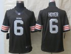 Nike Cleveland Browns #6 Hoyer Brown Jerseys(Limited)