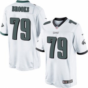 Mens Nike Philadelphia Eagles #79 Brandon Brooks Limited White NFL Jersey