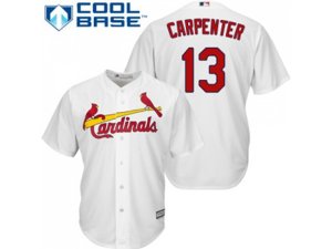 Youth St.Louis Cardinals #13 Matt Carpenter White Cool Base Stitched MLB Jersey