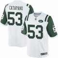 Mens Nike New York Jets #53 Mike Catapano Limited White NFL Jersey