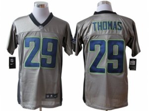 Nike NFL Seattle Seahawks #29 Earl Thomas Grey Jerseys[Elite shadow]