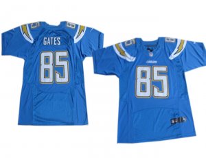 Nike NFL San Diego Chargers #85 Antonio Gates lt.blue elite(2013)