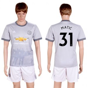 2017-18 Manchester United 31 MATIC Third Away Soccer Jersey