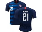 2018-19 USA #21 Hedges Away Soccer Country Jersey