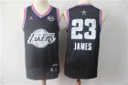 Lakers #23 Lebron James Black 2019 NBA All-Star Game Jordan Brand Swingman Jersey