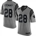 Nike Carolina Panthers #28 Jonathan Stewart Gridiron Gray jerseys(Limited)