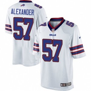 Mens Nike Buffalo Bills #57 Lorenzo Alexander Limited White NFL Jersey