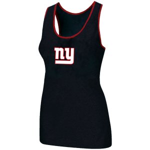 Nike New York Giants Ladies Big Logo Tri-Blend Racerback stretch Tank Top Black