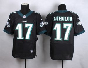 Nike Philadelphia Eagles #17 Nelson Agholor black jerseys(Elite)