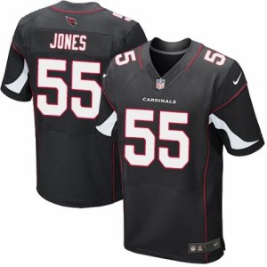 Mens Nike Arizona Cardinals #55 Chandler Jones Elite Black Alternate NFL Jersey