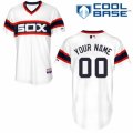 Womens Majestic Chicago White Sox Customized Replica White 2013 Alternate Home Cool Base MLB Jersey