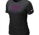 Women New York Giants Black T-Shirt