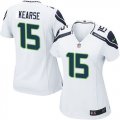 Women Nike Seattle Seahawks #15 Jermaine Kearse white jerseys