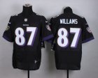 Nike Baltimore ravens #87 Willams black jerseys(Elite)