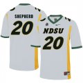 North Dakota State Bison 20 Darrius Shepherd White College Football Jersey