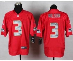 Nike jerseys seattle seahawks #3 wilson red[Elite]