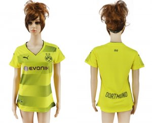 2017-18 Dortmund Home Women Soccer Jersey