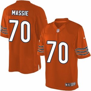 Men\'s Nike Chicago Bears #70 Bobby Massie Limited Orange Alternate NFL Jersey