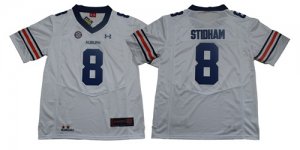 Auburn Tigers #8 Jarrett Stidham White College Football Jersey